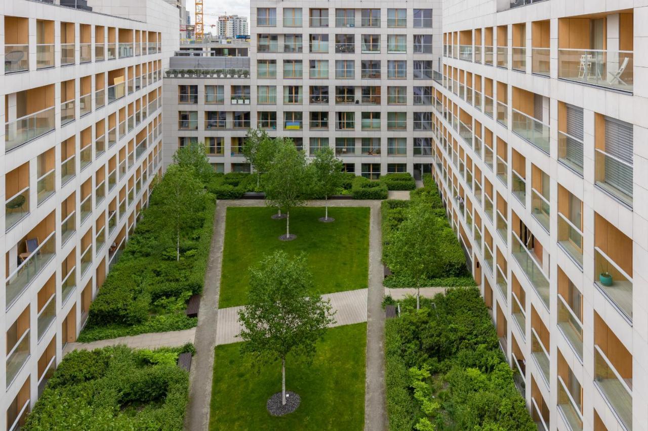 Stylish Apartment Kolejowa & Parking & Balcony By Noclegi Renters Warschau Exterior foto